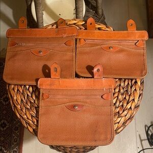 3 Dooney and Bourke Vintage Handbag Pocket Inserts